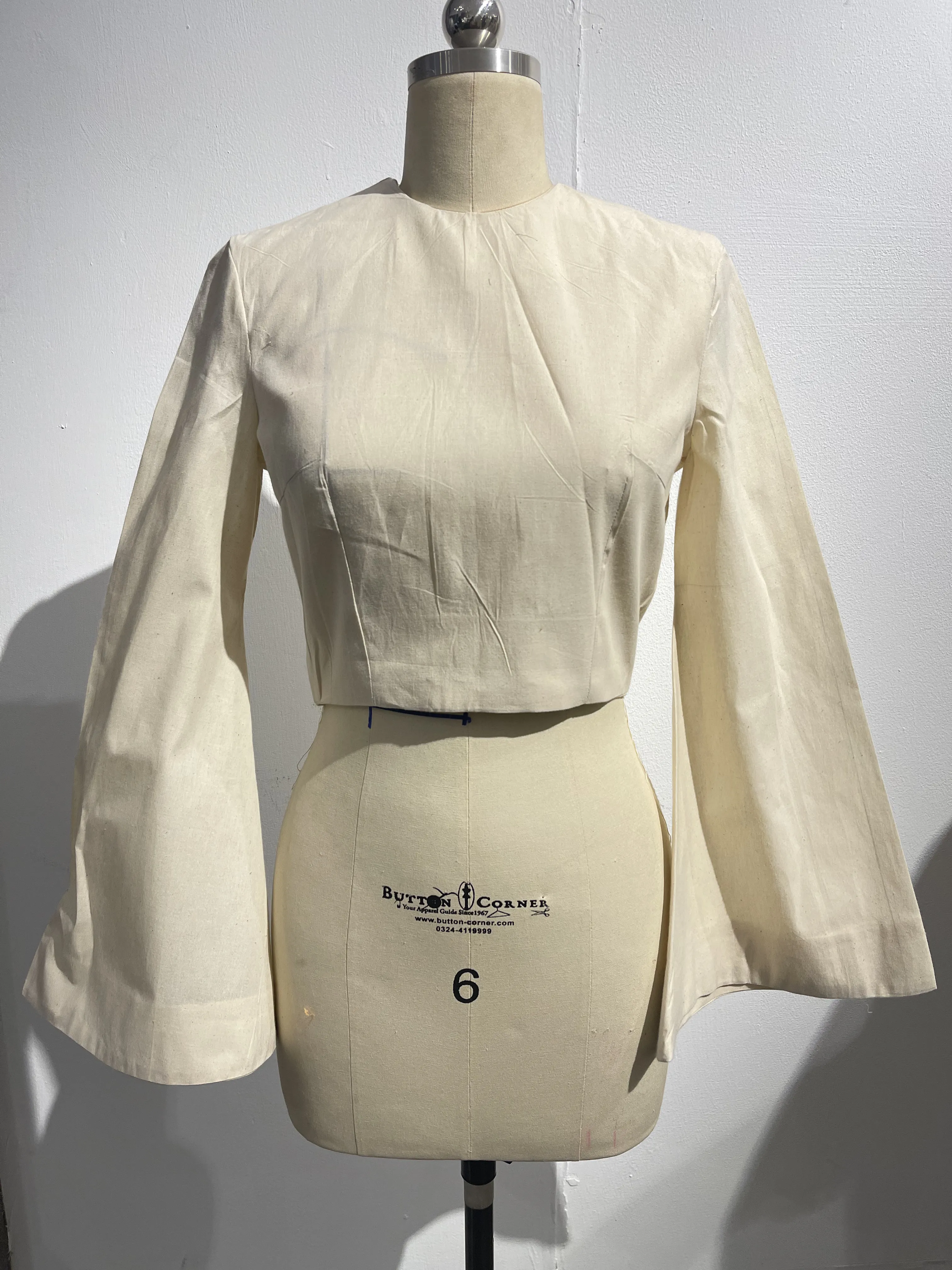 Hand stitching sample