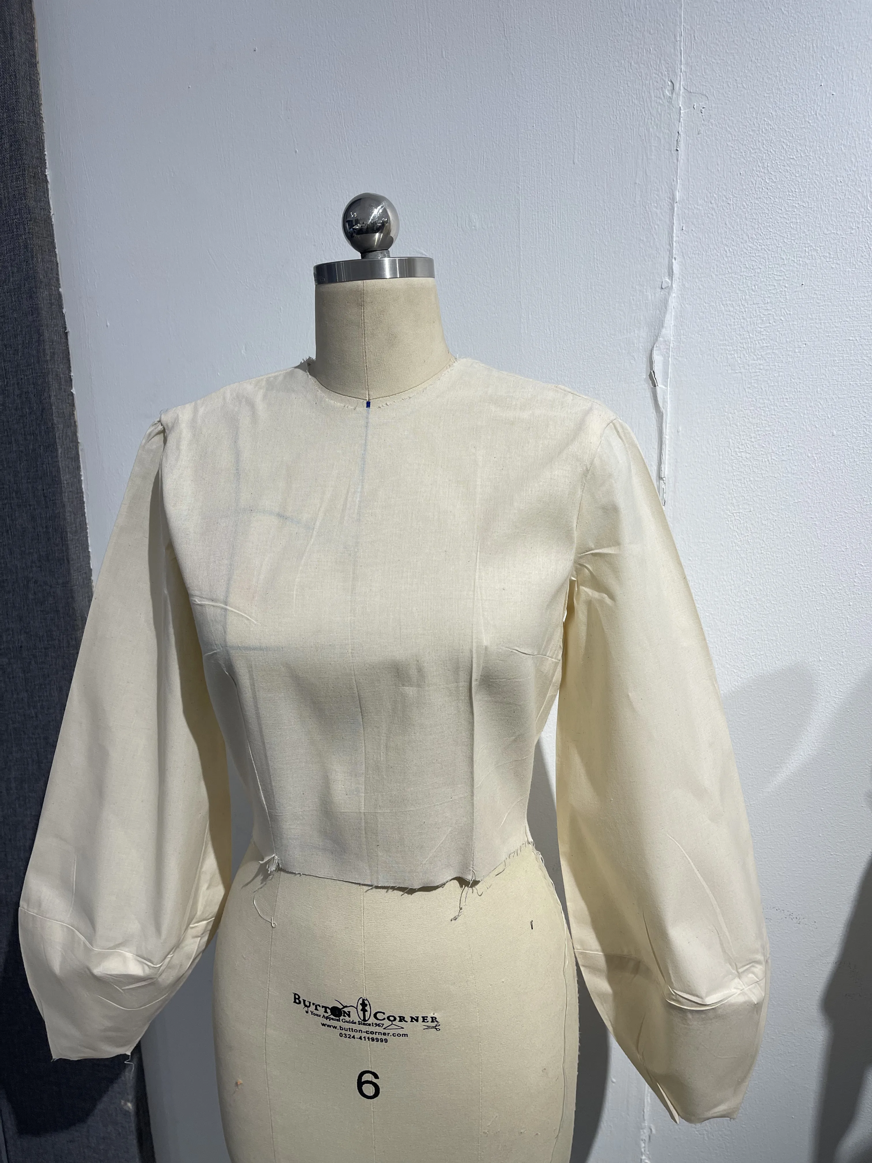 Hand stitching sample