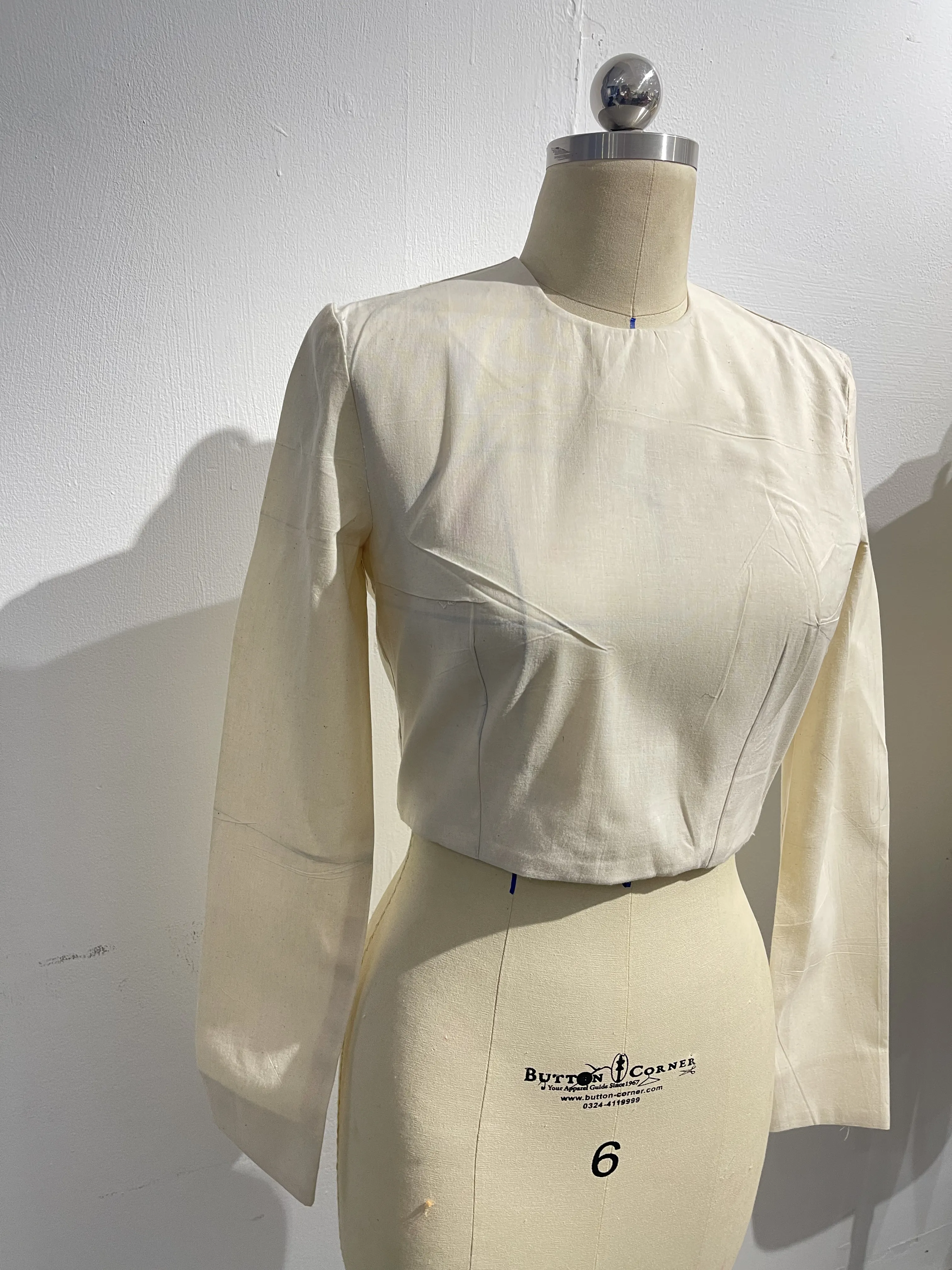 Hand stitching sample